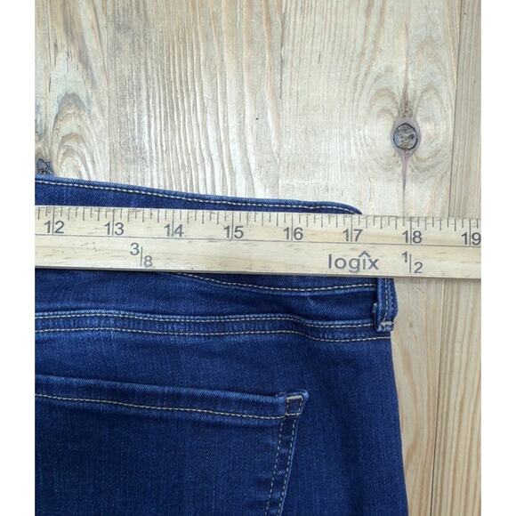 NYDJ Jeans Marilyn Straight Dark Wash Womens Size 16 Lift Tuck - Picture 5 of 6